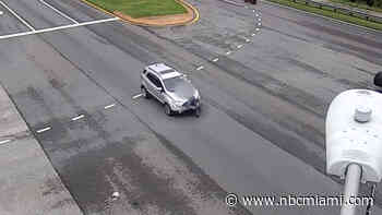 Video shows Florida woman fleeing crash with other driver clinging to her hood: Sheriff