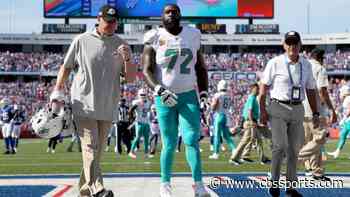 Dolphins placing left tackle Terron Armstead on injured reserve due to knee injury, per report
