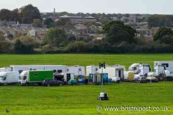 Major TV drama in the West Country as big film crew sets up production site