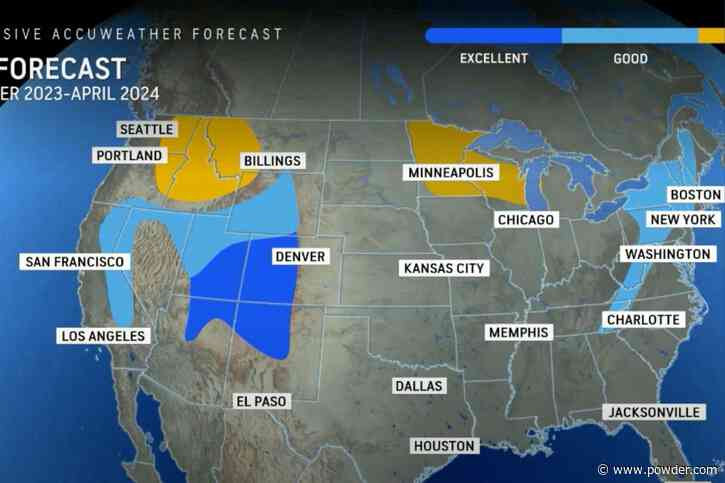 El Niño Could Deliver Record Snow To Ski Resorts In "Central And Southern Rockies"- AccuWeather