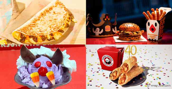 Menu Tracker: New items from Burger King, Taco Bell, and Panda Express