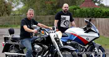 Angry biker claims council should repair limited edition motorbike damaged by pothole on Northumberland road