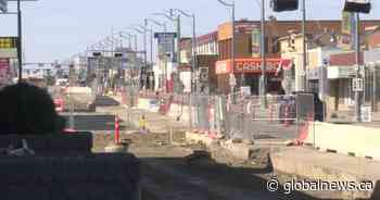 Edmonton considers ways to help businesses during Stony Plain Road construction