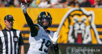 Bo Levi Mitchell to start for Tiger-Cats in Saskatchewan