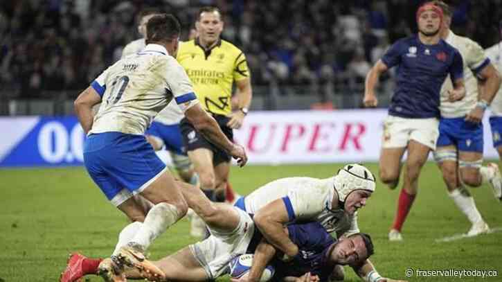 France routs Italy 60-7 to reach Rugby World Cup quarterfinals in style