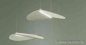 Akustisch wirksame Pendelleuchte x.leaf von Luxwerk