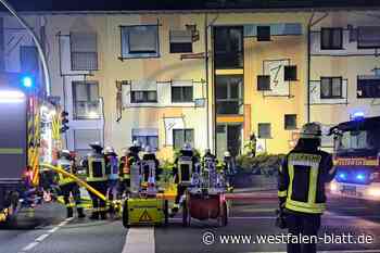 Viele Verletzte und großer Sachschaden bei Brand in Bielefeld