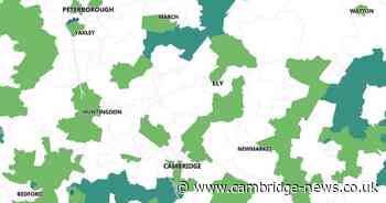 The 29 Cambridgeshire areas with the highest Covid-19 infection rates as anniversary of second lockdown approaches