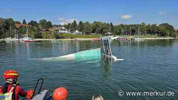 Wasserwachten üben gemeinsam auf dem Forggensee