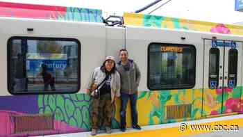 These artists have brightened an Edmonton LRT car with the vivid colours of El Salvador