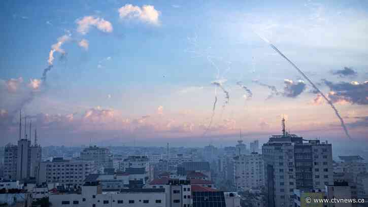 Palestinians say at least 198 killed in Gaza in Israeli retaliation for a Hamas assault into Israel