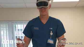 Castle Hill Hospital's virtual reality kit used to help patients recover