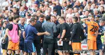Hull City boss Liam Rosenior told Millwall's Gary Rowett to 'shut up' after heated clash