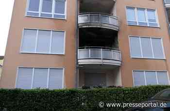 FW-DO: Feuer in Hombruch. Balkon im Vollbrand