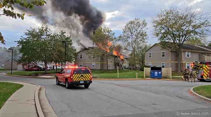 VIDEO: Crews battle large fire at Arbor Lakes Apartments