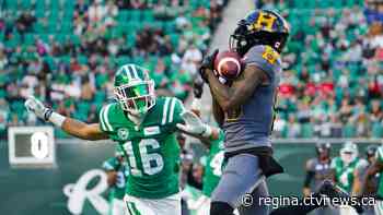 Tiger-Cats rough up slumping Riders 38-13 in CFL mismatch