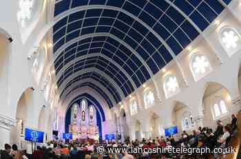 Blackburn church hosts first service within stunning setting