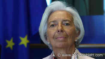 Geldpolitik: EZB-Präsidentin Lagarde über Inflationsdruck: „Lässt nach und geht sogar stetig zurück“