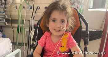 Little girl, four, waiting on heart transplant at Freeman Hospital fights back after going into septic shock
