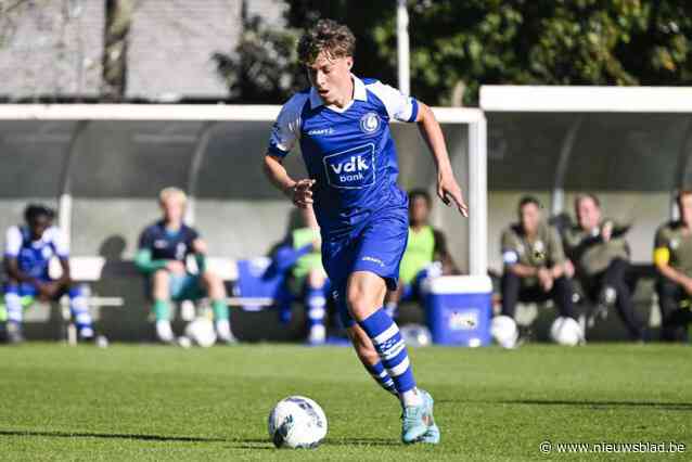 Tibe De Vlieger borstelt vrij trap tegen de touwen en schenkt zo Jong AA Gent in extremis een punt: “Hier zat echt wel meer in”