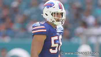 Bills' Matt Milano suffers knee injury in London vs. Jaguars, ruled out for rest of game