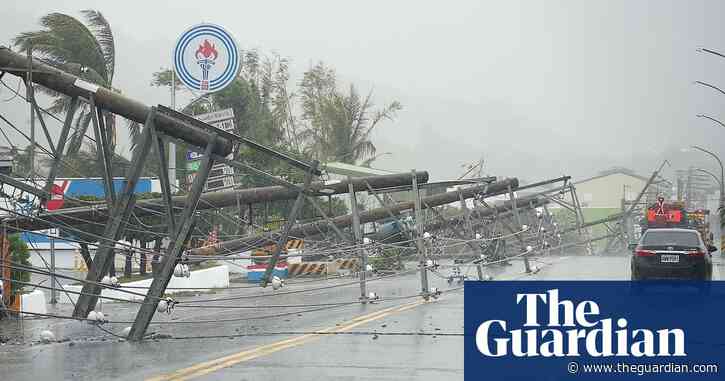 Weather tracker: Typhoon Koinu causes disruption in Taiwan