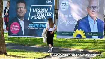 Landtagswahl in Hessen: CDU von Ministerpräsident Rhein gewinnt deutlich