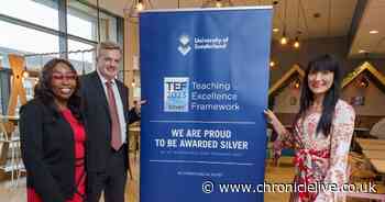 Sunderland University receives coveted Silver award for its 'very high quality' of teaching