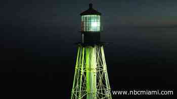 150-year-old lighthouse illuminated for first time in a decade in the Florida Keys