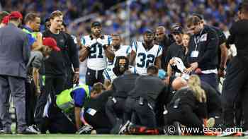 Panthers' Zavala suffers neck injury against Lions