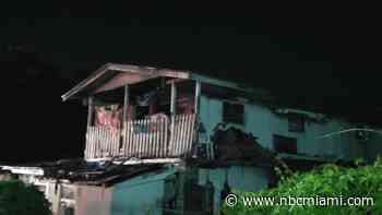 ‘They heard my cries': Police help rescue residents after fire engulfs home in Miami-Dade
