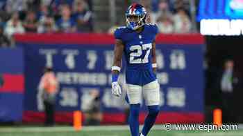 Jason Pinnock's 102-yard pick-six brings Giants within one score