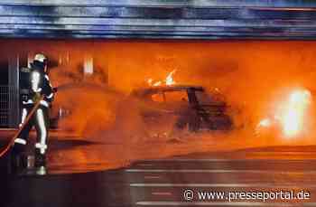FW-BO: Feuerwehr löscht brennenden PKW in Parkhaus an der Alten Wittener Straße