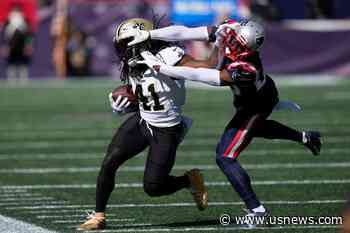 Kamara Becomes Saints' Career TD Leader, Carr Throws 2 TDs in 34-0 Rout Over Patriots