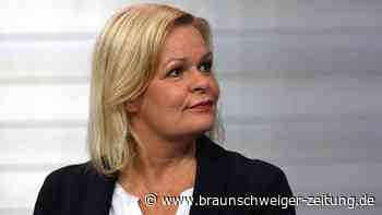 SPD-Spitzenkandidatin Faeser: Ergebnis in Hessen "enttäuschend"