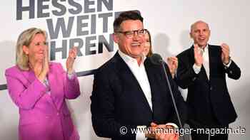 Landtag in Hessen gewählt: CDU von Ministerpräsident Rhein gewinnt deutlich