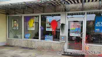 Erneut Farbanschlag auf Rosenheimer AfD-Bürgerbüro