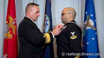 Navy honors sailor for helping subdue Club Q shooter