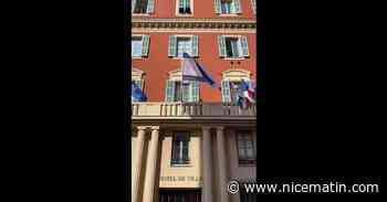 Le drapeau israélien installé sur le fronton de la mairie de Nice "tant que la guerre ne sera pas finie"