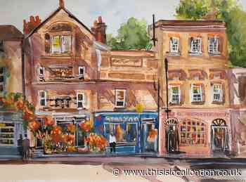 Highgate Watercolour Group exhibit at Lauderdale House