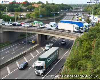 Live updates as M25 shut after 'lorry and coach crash'