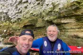 Cave rescue drama as paddleboarders hit by big waves off Flamborough