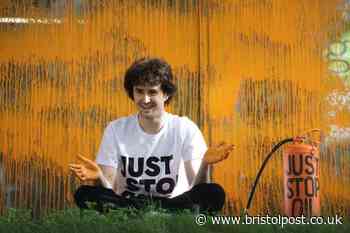 Just Stop Oil protester arrested and carried away after spraying Bristol Uni building in paint