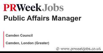 Camden Council: Public Affairs Manager