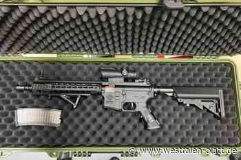 Volkmarsen: Mann hantiert mit falschem Maschinengewehr