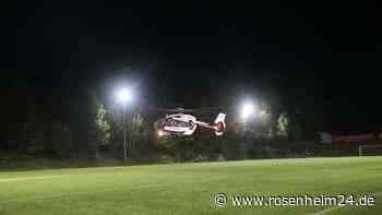 Rettungshubschrauber in Oberbergkirchen: Person schwer verletzt