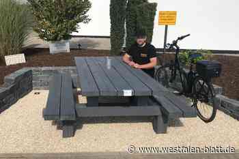 Borgentreich: Neuer Rastplatz mit Steckdose am Spiegelberg in Natzungen