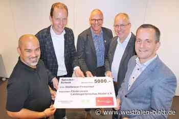 Dank Rekordzahlen beim Firmenlauf  in Höxter hohe Spendensumme