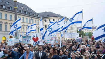Nach Angriff auf Israel: Hunderte Münchner solidarisieren sich - gleich neben einer Pro-Palästina-Demo