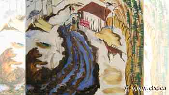 Paintings of Indigenous ways of life in a northern Saskatchewan hamlet return home